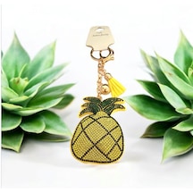 Ananas Figürlü Taşlı Çanta Süsü Ve Anahtarlık 9026