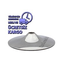 Modifiyepark Bar Taburesi Metal Krom Daire Ayak Bar Sandalyesi Metal Disk Ayak