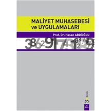 Maliyet Muhasebesi Ve Uygulamalar Hasan Abdioğlu Dora