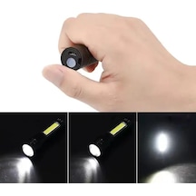 Tedar Mini Çok Güçlü Şarjlı El Feneri Xpe-cob Led Wt-030 Najmaddin Diğer