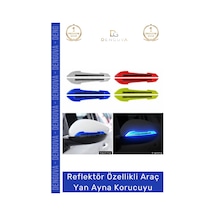 Aynakoruyucu Reflektörlü Yan Ayna Güvenlik Şeridi Darbe Emici Otomobil Dış Ayna Araba Aynası Koruyu