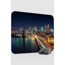 New York Amerika V4 48x40 Xl Gaming Kauçuk Kaymaz Taban Mouse Pad Fare Altlığı
