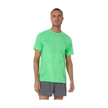 Asics Road Seamless Erkek Yeşil Koşu T-shirt 2011d355-301 Yeşil