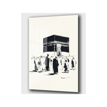 Dini Kabe Cam Tablo Modern Duvar Dekoru, Uv Baskı Parlak Yüzey
