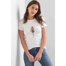 Riverdale Cheryl Blossom Kadın Beyaz Tshirt