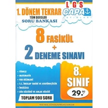 LGS 8. Sınıf 1.Dönem Tekrar Tüm Dersler Soru Bankası Çapa Yayınlar
