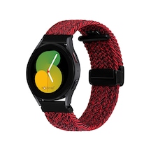 Novstrap Huawei Watch Gt4 41mm İle Uyumlu Kordon 18mm Pimli Flexible Örgü Magnet Tokalı Kayış