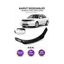 Honda Civic 2004-2006 Araca Özel Üretim "4mm" Kaput Rüzgarlığı A+