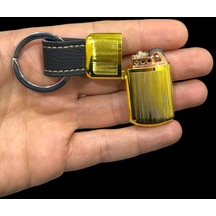 Sarı Anahtarlıklı Mini Benzinli Çakmak 709751