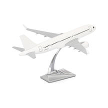 Zekupp Airbus A320 Model Uçak 1/100 Beyaz Elit Maket Uçak