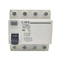 Cata Ct-9642 40 Amper Kaçak Akım Koruma Rölesi Trifaze/4p 30ma
