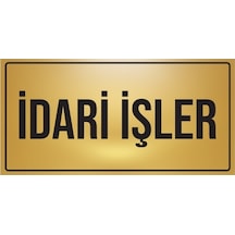 İdari İşler Yönlendirme Levhası Metal Pr-17a