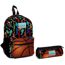 Coral High Basketbol Baskılı Erkek Çocuk Yuva ve Anaokulu Çanta S