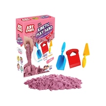 03693 , Aksesuarlı Pembe Kinetik Oyun Kumu 1000 Gr