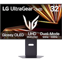 Lg Ultragear Gx8 32gx850a-b 32" 0,03 Ms Gtg Uhd 165hz - Fhd 330hz Hdmı-display Dual-mode Oled 4k Uhd 3840 X 2160 Pivot Oyuncu Monitörü