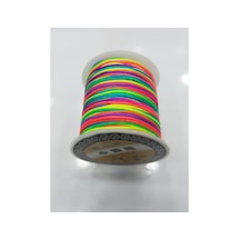 1.kalite Ebruli Gökkuşağı Rengi Paraşüt Ipi - Bileklik Ipi 100 Mt 0,8mm