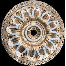 40x40 Cm Avize Göbeği Bronz
