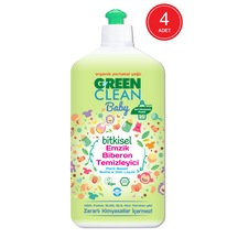 U Green Clean Baby Organik Portakal Yağlı Bitkisel Biberon ve Emzik Temizleyici 4 x 500 ML