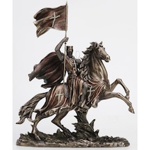 Veronese Koleksiyon Atlı Haçlı Şovalye Figür 31x37cm