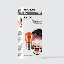 Pr21w Ampul 93 Düz Tırnak Sarı 12v 21w 10 Adet - Wolfram 27899
