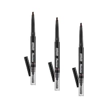 Angled Brow Fırça Başlıklı & Asansörlü Ucu Açılı Kaş Kalemi 3 Paketi 0 Angled Brow Fırça Başlıklı & Asansörlü Ucu Açılı Kaş Kalemi 3 Paketi 0