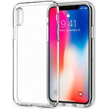 Apple iPhone Uyumlu X Kılıf Lüx Şeffaf Silikon Diğer