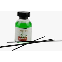 Nesrin 120 Ml Çubuklu Oda Kokusu Yasemin Bambu Koku, Kalıcı Ortam Kokusu Ve Dekoratif Cam Şişe - 8690352728213ya