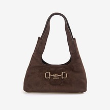 Guess Kadın Vegan Sunset Hobo Omuz Çantası Hwsg2314010 Kahverengi