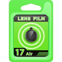 Mey İthalat Apple Uyumlu iPhone 17 Air Raze Metal Kamera Lens - Siyah