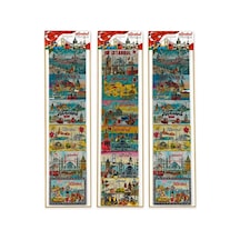 Magicool İstanbul Temalı Silikon Buzdolapı Süsü Magnet 6'lı Set Alk5809