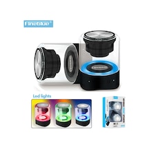 Mk-22 Bluetooth İkili Speaker Kablosuz Hoparlör Led Işık Mega Bas Taşınabilir