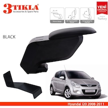 Hyundai İ20 2008-2015 Delmesiz Çelik Ayaklı Siyah Kolçak Kol Dayama