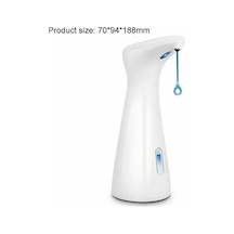 Beyaz-otomatik Sabunluk Banyo Mutfak Fotoselli Sıvı El Yıkama Sensörlü Sabunluk Plastik Duş Jeli Şampuanlık