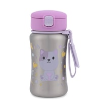 Skip Hop Besties Squad Paslanmaz Çelik Pipetli Suluk Pembe