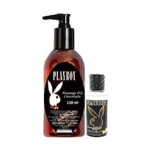 Parnassos Playboy Aromaterapi Çikolata Massage Oil 120 Ml + Jasmin Aromalı Massage Vücut Masaj Yağı 50 Ml