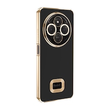 Zore Redmi 14c 4g Kılıf Kamera Korumalı Logo Gösteren Nvth Omega Kapak - Gold