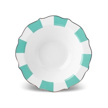 Karaca  New Romantic Kalın Çizgili Kase 17 Cm Yeşil