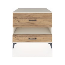 Kronos Şifonyer Tek Raflı 2 Çekmeceli 88x59x80 Aytaşı-çam Aytaşı