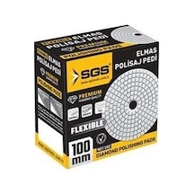Sgs2355 Elmas Polisaj Pedi 100 Mm 1500 Kum Islak-wet