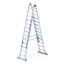12 Mt A Tipi Çift Sürgülü Alüminyum Merdiven 80x25 Çok Amaçlı/pratik/kolay -