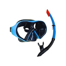 Star Diving Dalış Maskesi Ve Snorkel Yetişkin - 51713-mavi Çok Renkli
