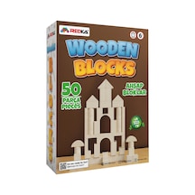 Ahşap Bloklar Naturel Eğitici Oyuncak