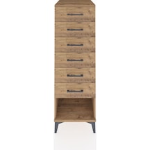Kronos Dolap 6 Çekmeceli 44x59x134 Çam-çam Atlas Çam