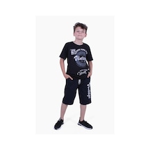 Panios Kids Erkek Çocuk Tişört-kapri Baskılı Alt-üst Takım Sarı