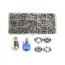 200 Set 10.5 Mm Metal Çıt Çıt ve Saklama Kutusu