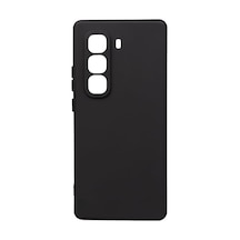Hot 50 Pro Plus 4g İle Uyumlu Kılıf Cns Biye Silikon - Siyah 6998