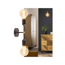 Mylights Retro Rustik Tavan Duvar Aplik Avize Ikili Armatür (436448593)