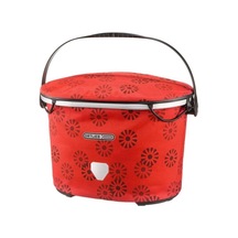 Ortlieb F79802 Up-Town City Gidon Çantası 17.5L Kırmızı-Çiçek Desen
