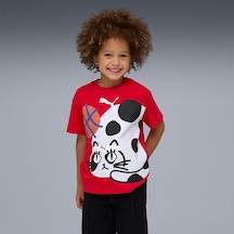 Puma Sporty Cats Çocuk Kırmızı Tişört 63454911
