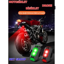 POİNT Rgb Motosiklet Drone Bisiklet Otomotiv Şarjlı Kablosuz 2 AD